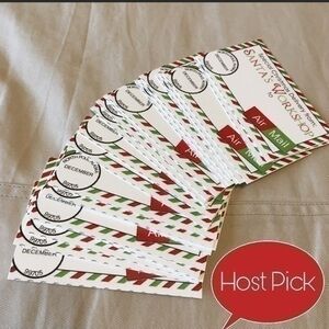 Set of 25 Santa’s Workshop Christmas gift tags